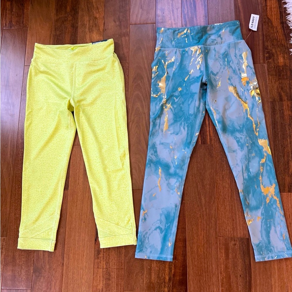 Girls size L (10-12) Active Leggings NWT